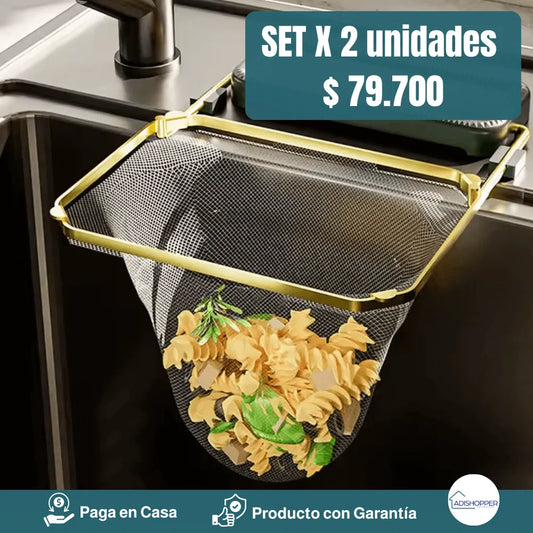 Filtro de Desechos para Lavaplatos X 2 Unidades