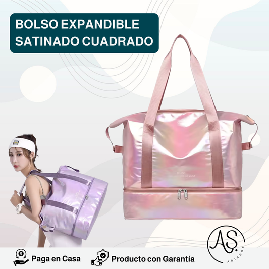 Bolso Cuadrado Satinado
