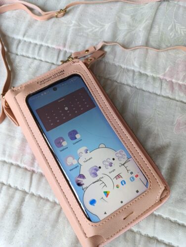 SMART CLUTCH™ Billetera porta celular transparente photo review