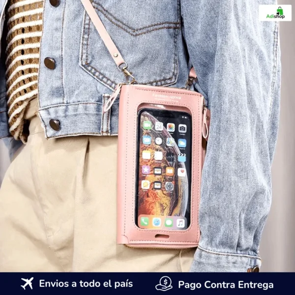 billetera-cruzada-transparente-porta-celular