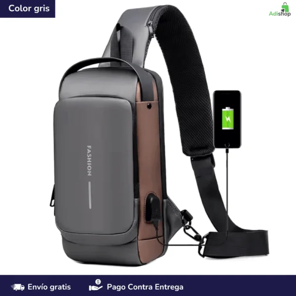 Bolso antorrobo con puerto USB__Bolsos