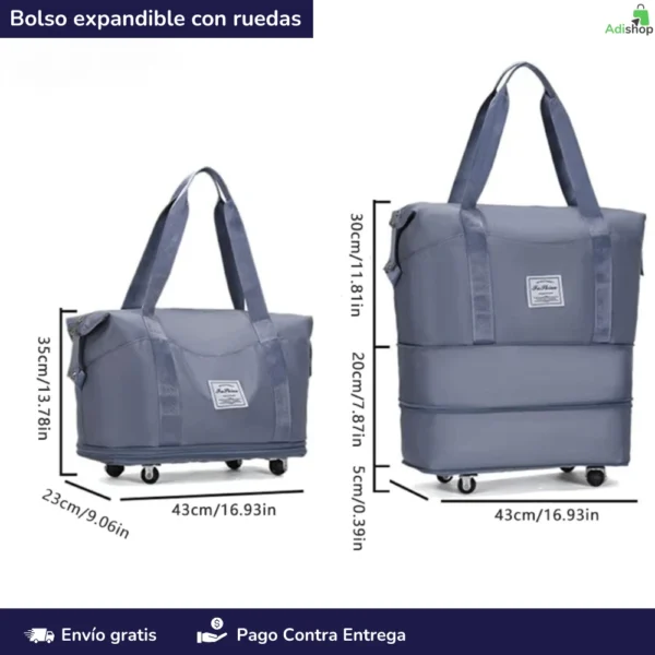 Bolso expandible con ruedas__Bolsos__Moda