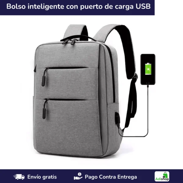 Bolso inteligente con ouerto de carga USB__Marroquineria__Moda