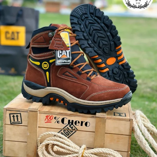 botas caterpillar cuero__Calzado caballero