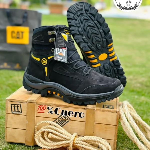 botas caterpillar cuero__Calzado caballero