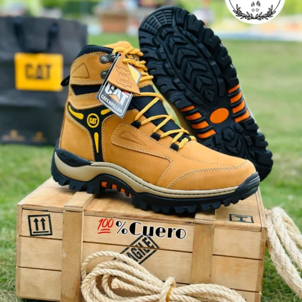 botas caterpillar cuero__Calzado caballero