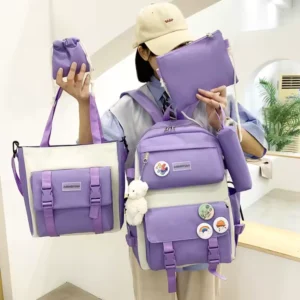 Combo Mochila Escolar__Bolsos